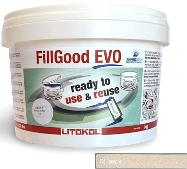 Смеси и затирки LITOKOL Fillgood Evo FILLGOOD EVO F.205 TRAVERTINO 2 кг