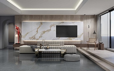 Керамогранит Moreroom Stone MN033AP271206 Calacatta Extra Polished 6mm 120x270