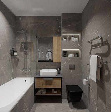 Керамогранит Global Tile GT60603001MCR Encanto Серый 60x60