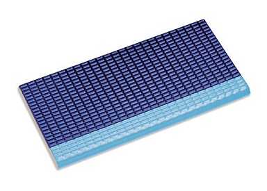 Serapool 21277 Petit Carre Противоскользящая плитка с буртиком с сетчатой поверхностью Light Blue-Cobalt 12x24,5