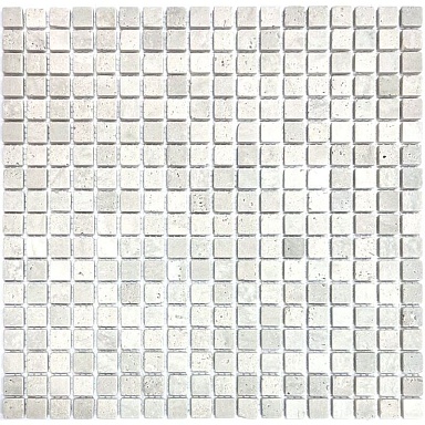 Мозаика Orro Mosaic Travertine Gray Tum 15х15х4 305x305