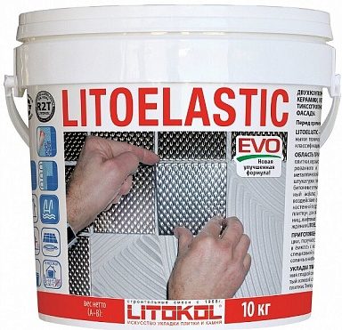 Клей LITOKOL Клей на основе смол 484140003 LITOELASTIC EVO A+B 10кг