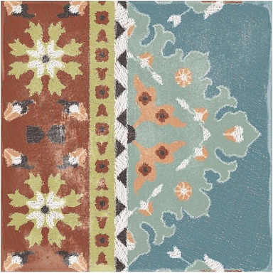 Керамогранит ABK 0003351 PLAY CARPET MIX MULTICOLOR 20x20