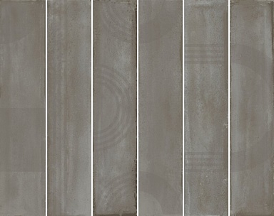 Панно Kerama Marazzi KMP3STA004RN6X Панно Мажорель серый глянцевый (из 6 частей 6х28,5) 36x28,5x1