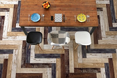 Керамогранит Absolut Keramika Palau Black 15x90