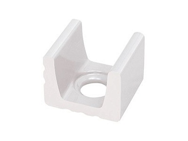 Декоративная вставка Serapool K163 1/2 часть водоотводного канала со сливом White 15x12