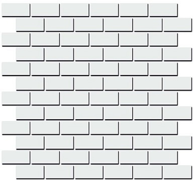 Kerama Marazzi 191/001 Турнон белый матовый мозаичный декор 32*30