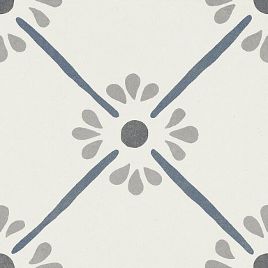 Керамогранит Harmony 37787 Provenza Blue Flower/22,3 22,3x22,3