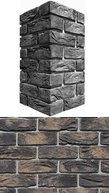 Искусственный камень White Hills 327-85 Торн брик угол 8,5х19,5x6,5