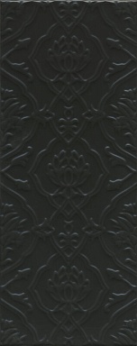 Плитка Kerama Marazzi 7230 Альвао структура черный матовый 20х50