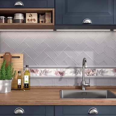 Плитка Kerama Marazzi 16081 Тортона серый 7.4*15