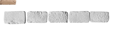 Leonardo Stone Декоративный кирпич Тычок Орлеан 402 12-14x7-8x1,7