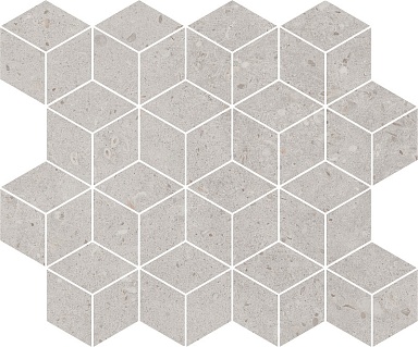 Kerama Marazzi T017/14053 Декор Риккарди мозаичный серый светлый матовый 45x37,5