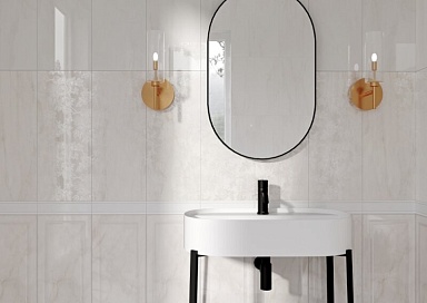 Бордюр Gracia Ceramica Ceramic white 02 6х25