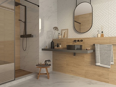 Плитка Gracia Ceramica Nature beige 03 рельеф 30х50