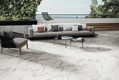 Керамогранит Porcelanite Dos 3302 White Rect. 64x147,5