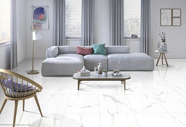 Керамогранит Laparet SG168400N Statuario белый 40,2х40,2