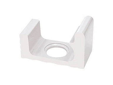 Декоративная вставка Serapool K363 1/2 часть переливного водоотводного канала со сливом White 23,5x12