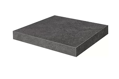 Kerama Marazzi KM8080G0061RGCA Ступень угловая клееная Портленд антрацит матовый обрезной 33x33x0,9