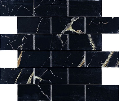 Декор Velsaa Mosaic Alcantro Nero Brick bone 34.6x29.7