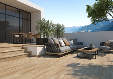 Керамогранит Gres de Aragon 906431 Rodeno Liso Haya 20x120