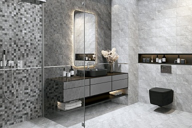 Плитка Global Tile 1039-8218 Balance Темно-серый 40*20