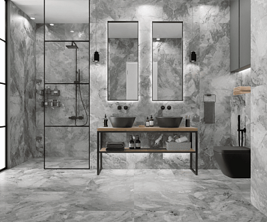 Керамогранит PrimaVera CR120 Vivia Cemento Carving 60x60