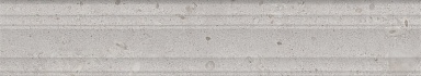 Kerama Marazzi BLF010R Бордюр Риккарди серый светлый матовый структура обрезной 40x7,3