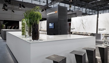 Керамогранит Laminam Russia LAMF006379 Calce Nero 3+ 1000x3000