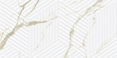 Плитка Artecera LE63063B-F53 Bianco Carrara Classico Cubo Rectificado 30х60
