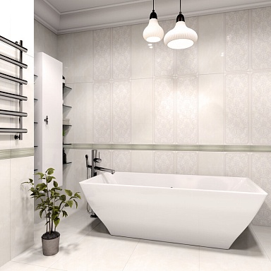 Плитка Gracia Ceramica Saphie white 01 30х90