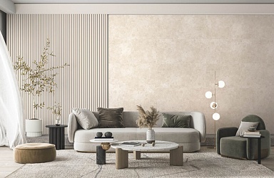 Керамогранит Global Tile GT60600902MR Onda Бежевый 60x60