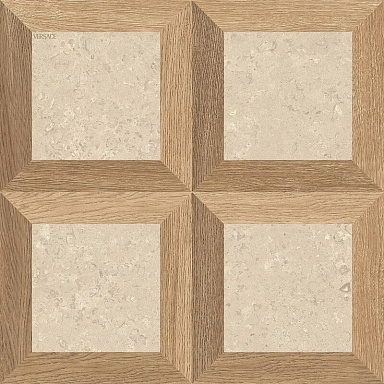 Керамогранит Versace PF60017069 V Stone Frame Beige Nat Rett 8.5mm 60x60