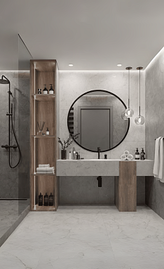 Керамогранит PrimaVera CR231 Vanity Grey Carving 60x120