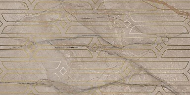 Kerama Marazzi KMD3STA071BR Декор Ифран бежевый светлый глянцевый обрезной 60x119,5x0,9