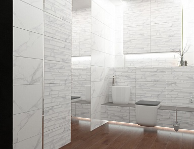 Плитка Керлайф Calacatta Natura 1 33 31.5x63