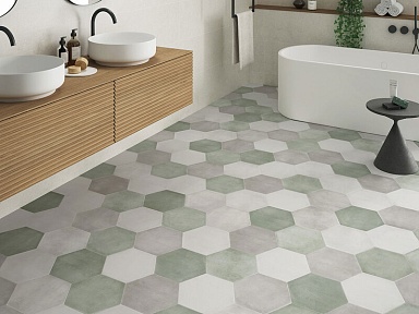 Керамогранит Durstone SIX Cementine Black 23x27