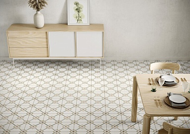 Керамогранит Harmony 37787 Provenza Blue Flower/22,3 22,3x22,3