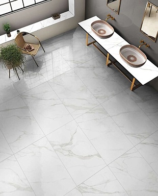 Керамогранит Eurotile Kinder White Glossy 8.5 mm 60x120