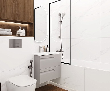 Керамогранит Ceradim Carrara Excellent Silver Белый Матовый 60х60