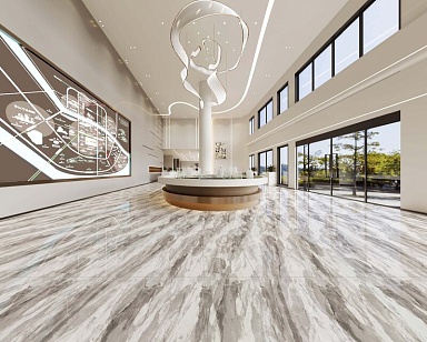 Керамогранит Realistik Bergen Polished Silver Carving 60x120