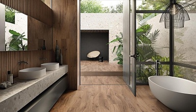 Керамогранит ERGON EMNC I-Wood Rovere Imbrunito Naturale Rett 6,5mm 24x278