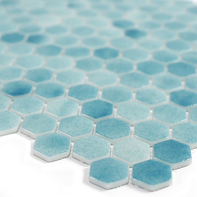 Мозаика Natural STP-BL017-HEX стекло (25) 300х300