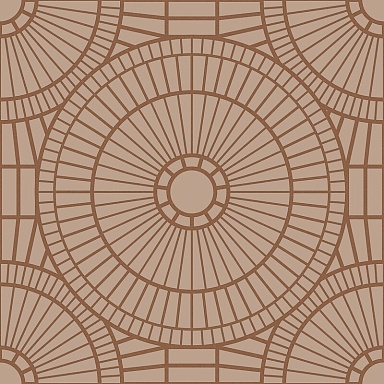 Декор ABK PF60020548 Decor Library Hypnotic Owl Copper 3D Tech Nat Ret 60x60