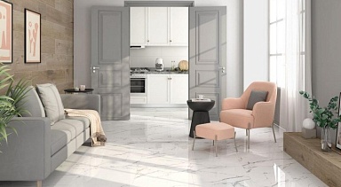 Керамогранит Pamesa ULTRA Blanco leviglass Rect. 90x90