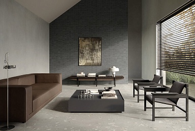 Керамогранит Italgraniti FL05BAC I Cementi Greige Ciottolo SQ. RealUp/StrideUp 60x120