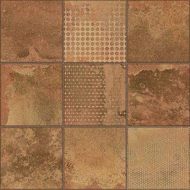 Декор La Platera Kube Cora Cobre-D 45х45
