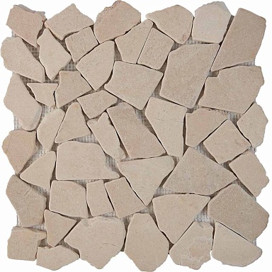 Мозаика Pixmosaic PIX261 Сream marfil из мрамора матовая 305х305x6