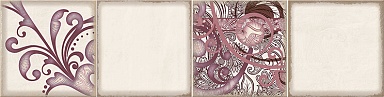 Декор Eletto Ceramica 586842003 Faenza Wine Ornament Frise 1 15.6x63