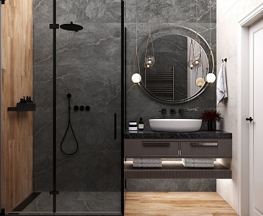 Керамогранит Laparet Leda Black Карвинг 60x120
